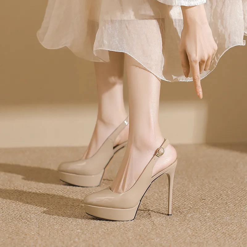 Zubumei Slim Heel High Heels Women's-18
