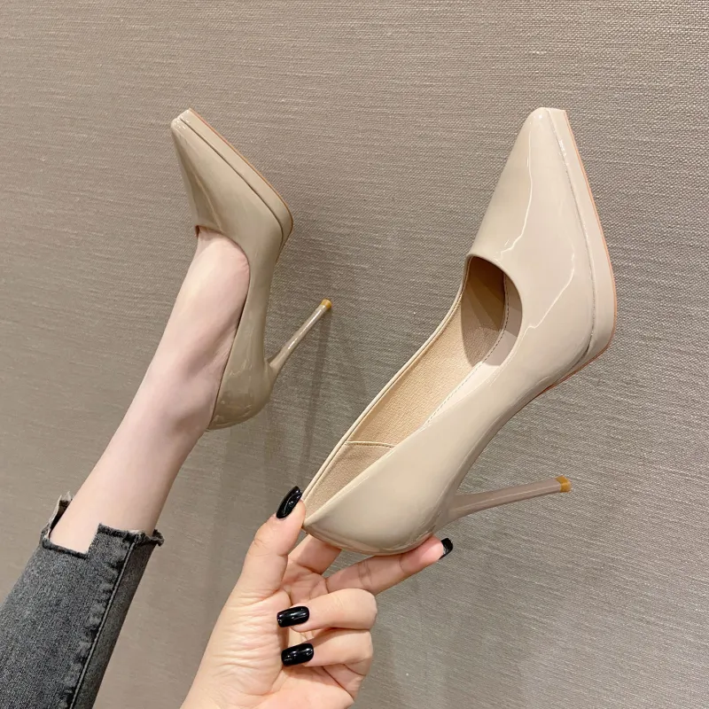 Zubumei Slim Heel High Heels 10.5CM Women's-1