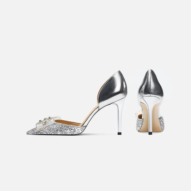 Zubumei Slim Heel High Heels Women's-1