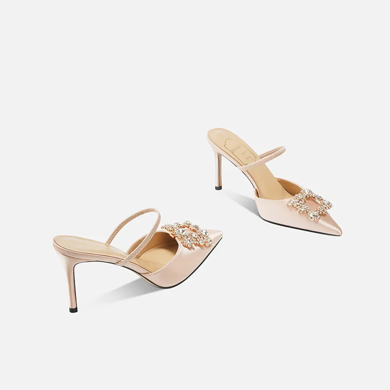 Zubumei Slim Heel High Heels Women's-1
