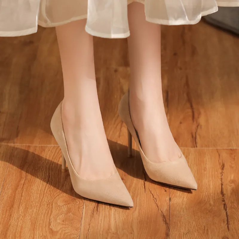 Zubumei Slim Heel High Heels Women's-14