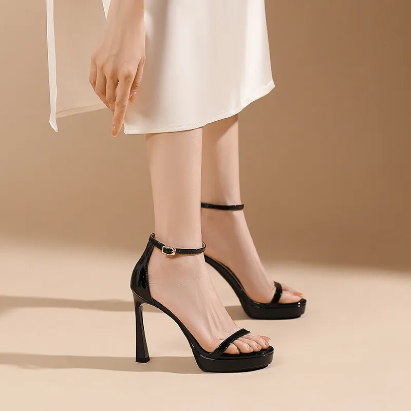 Zubumei One Strap Sandals 11CM Women's-4