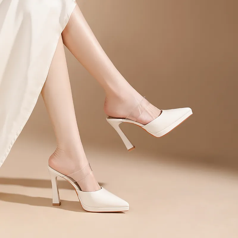Zubumei Rubber Sole Closed Toe Slippers Women's-4
