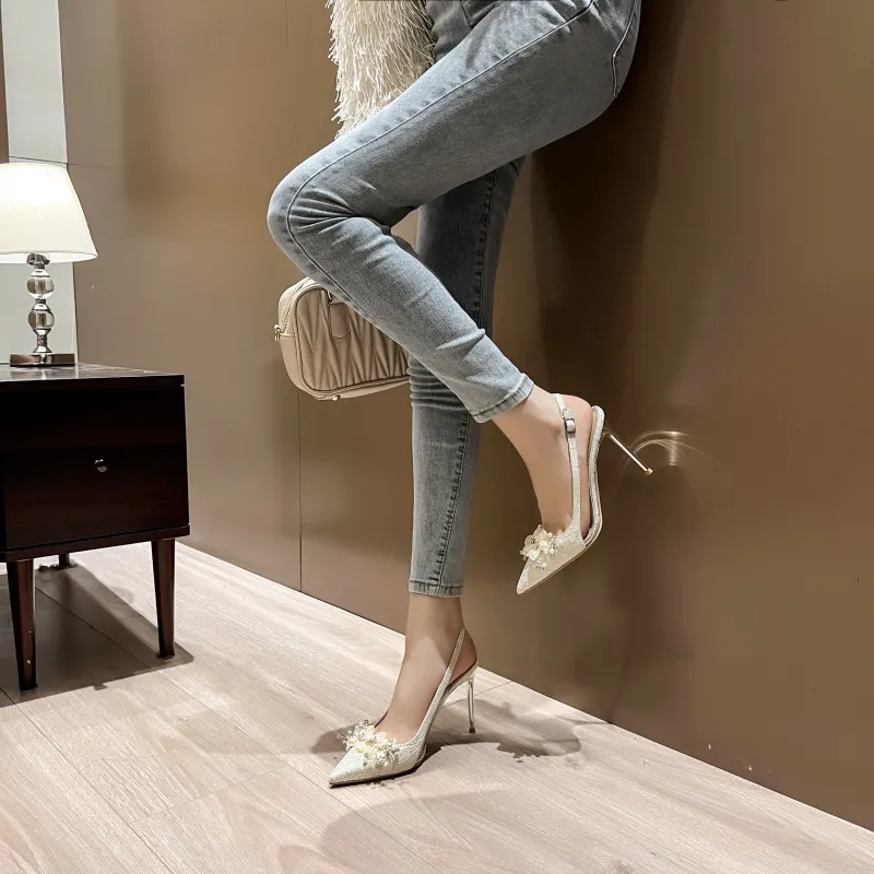 Zubumei Slim Heel High Heels Women's-11