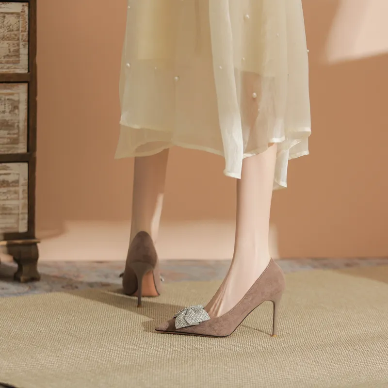 Zubumei Slim Heel High Heels Women's-10