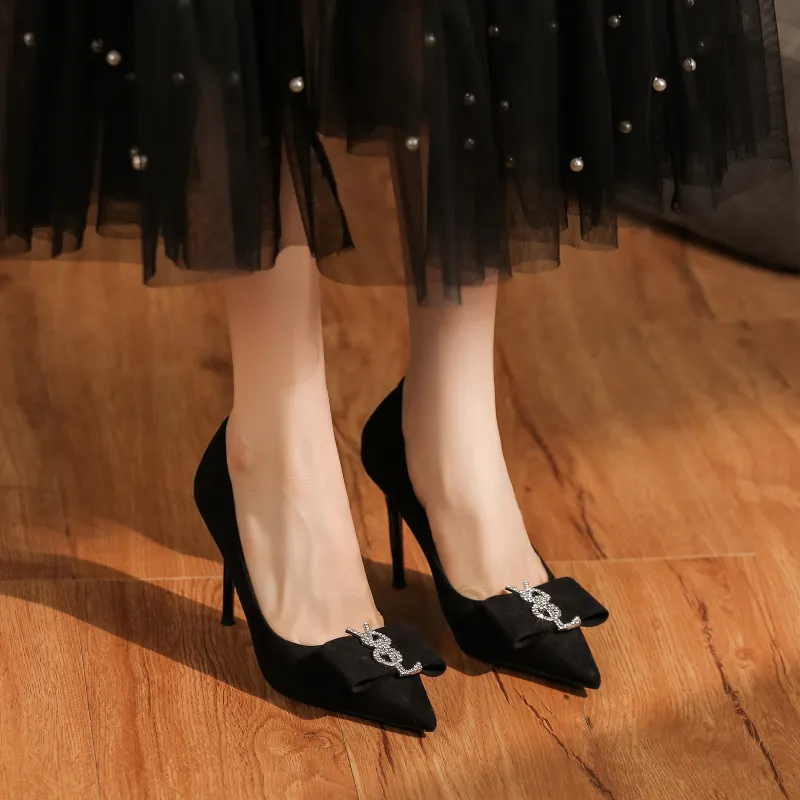 Zubumei Slim Heel High Heels Women's-1