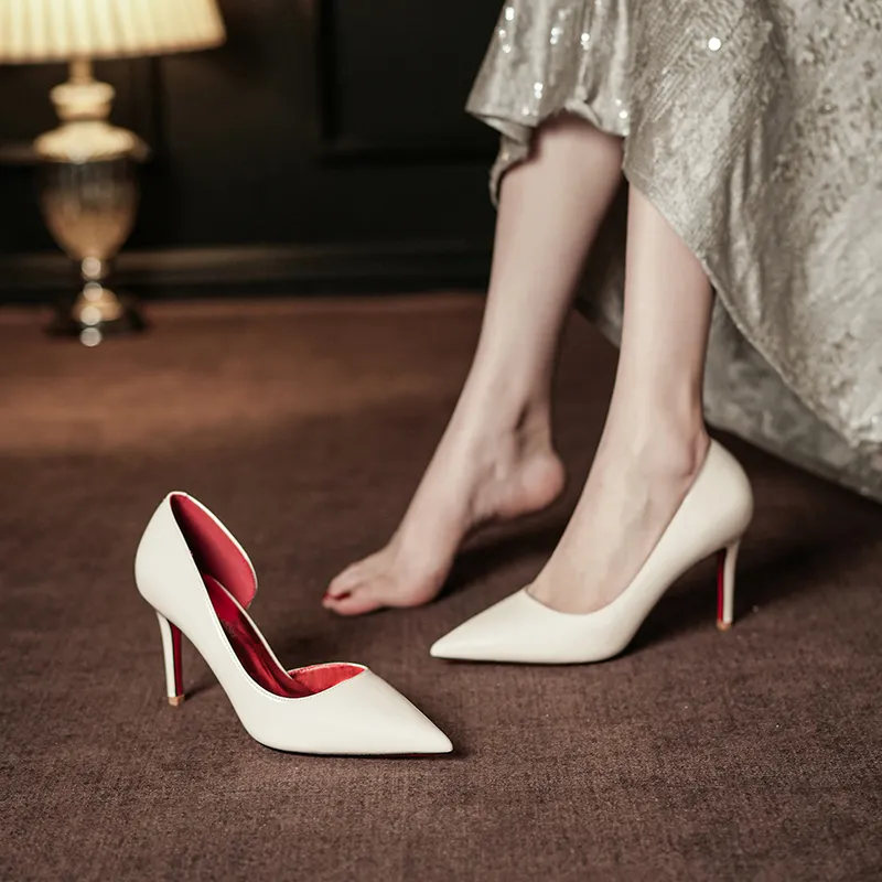 Zubumei Slim Heel High Heels Women's-7