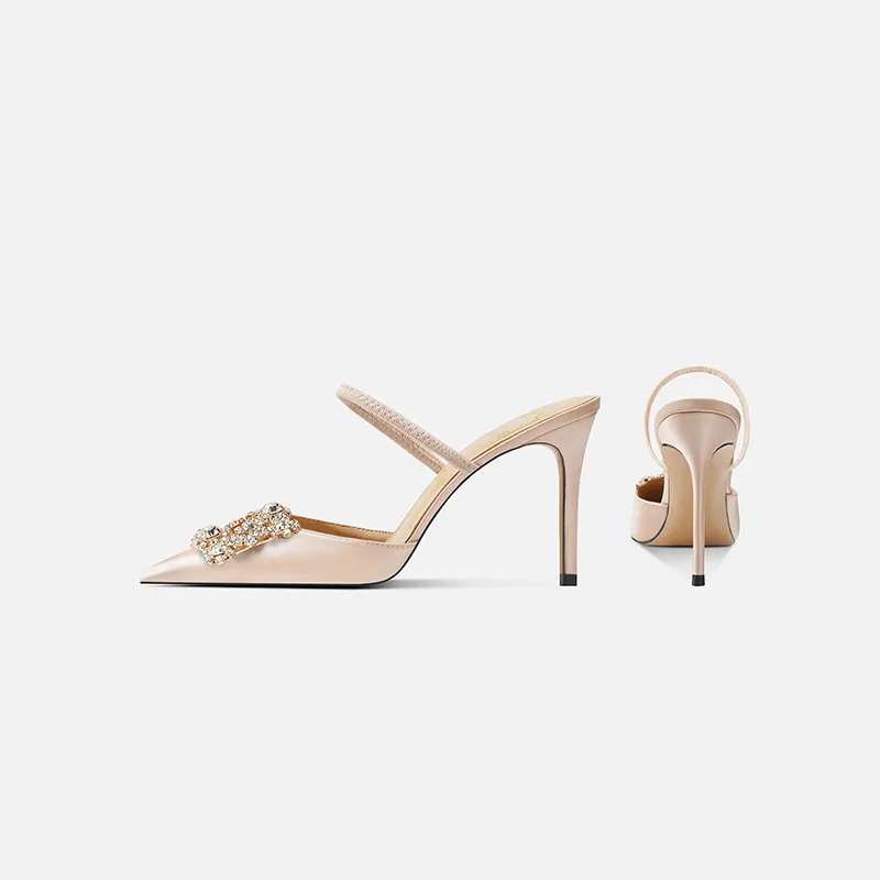 Zubumei Slim Heel High Heels Women's-2