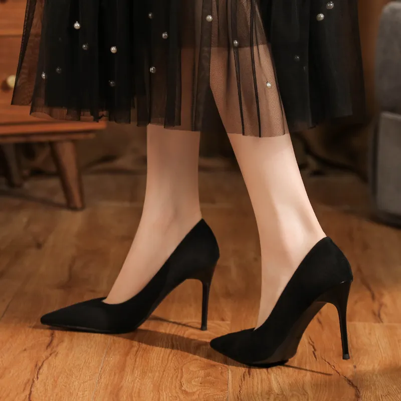 Zubumei Slim Heel High Heels Women's-7