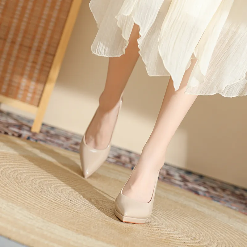 Zubumei Slim Heel High Heels 10.5cm Women's-18