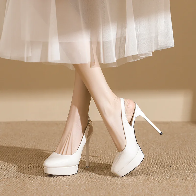 Zubumei Slim Heel High Heels Women's-11