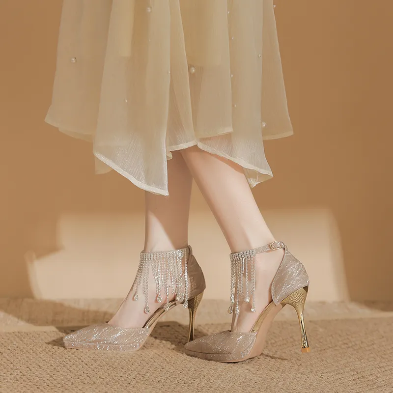 Zubumei Slim Heel High Heels Women's-10
