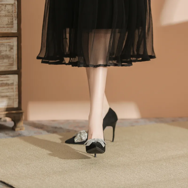 Zubumei Slim Heel High Heels Women's-6