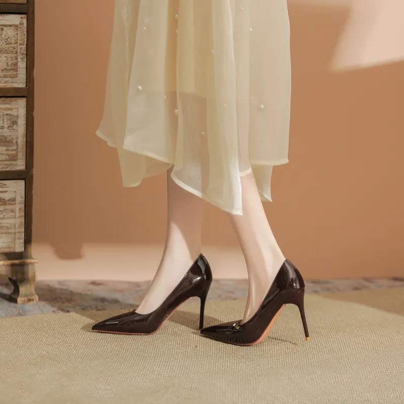 Zubumei Slim Heel High Heels Women's-13