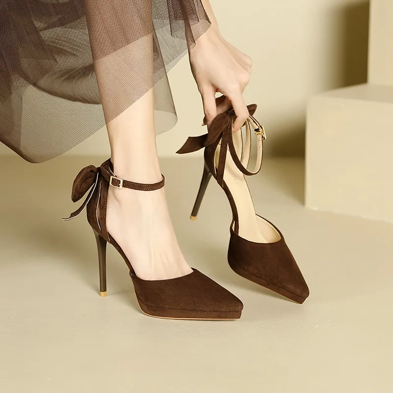 Zubumei Slim Heel High Heels 10.5cm Women's-9