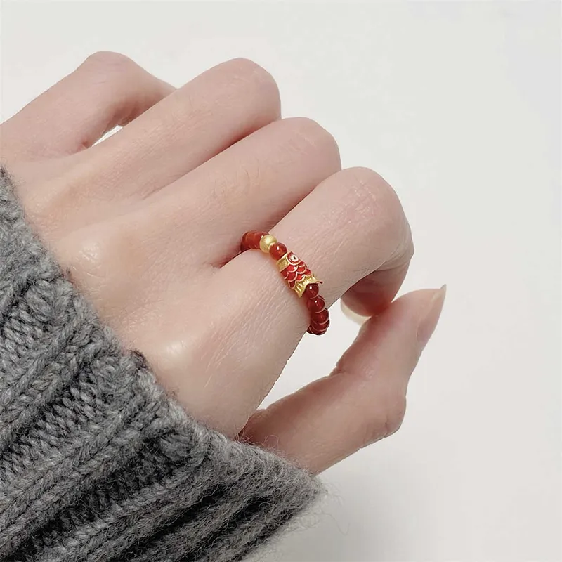 Gramda Jade Rings Women's-1