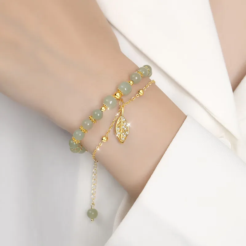 Gramda Hetian Jade Hetian Jade Bracelets Women's Pale Greenish White Jade-1