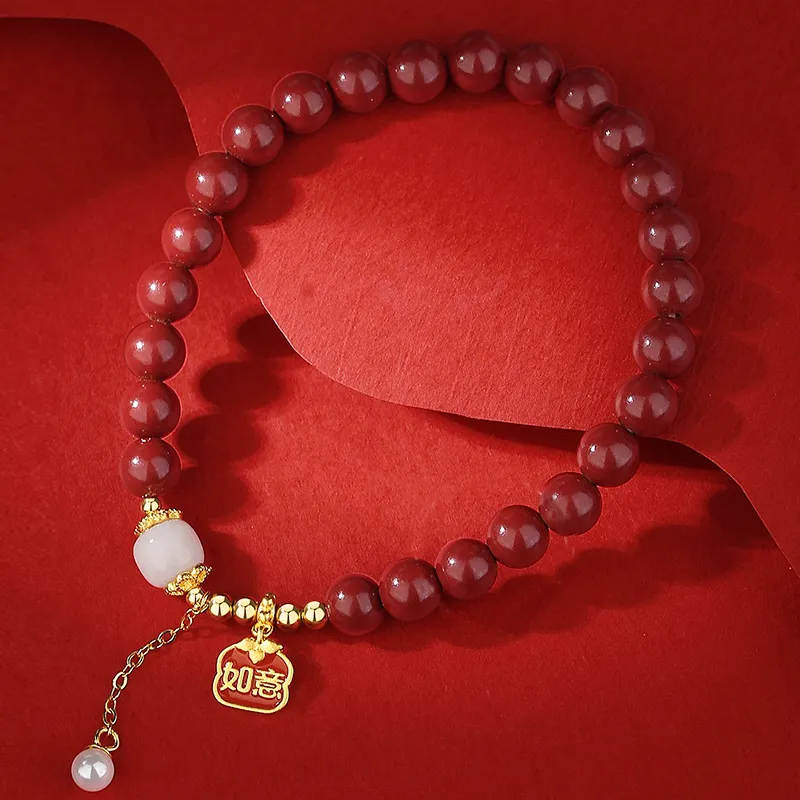 Gramda Reconstructed Cinnabar Bracelets Women's-6