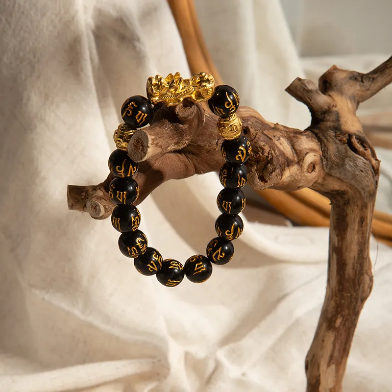 Gramda Obsidian Bracelets Men's-6