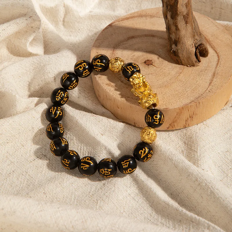 Gramda Obsidian Bracelets Men's-5