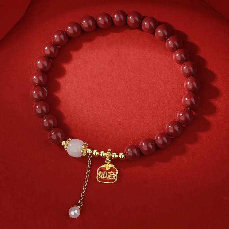 Gramda Reconstructed Cinnabar Bracelets Women's-7