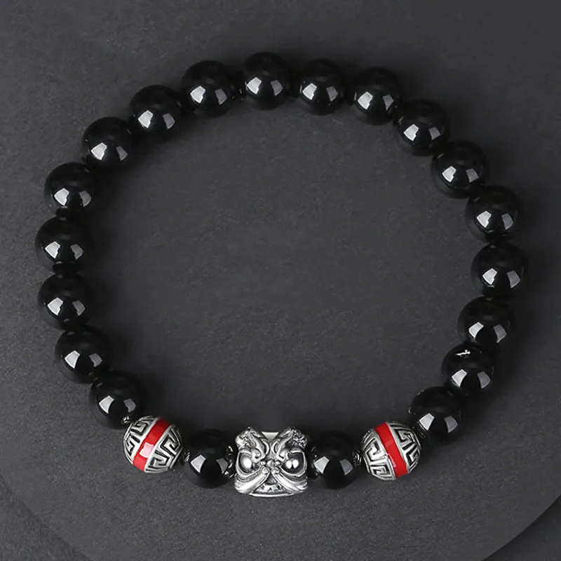 Gramda Obsidian Bracelets Men's-2
