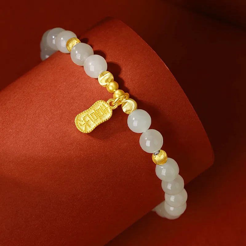 Gramda Bracelets White Jade Women's-5