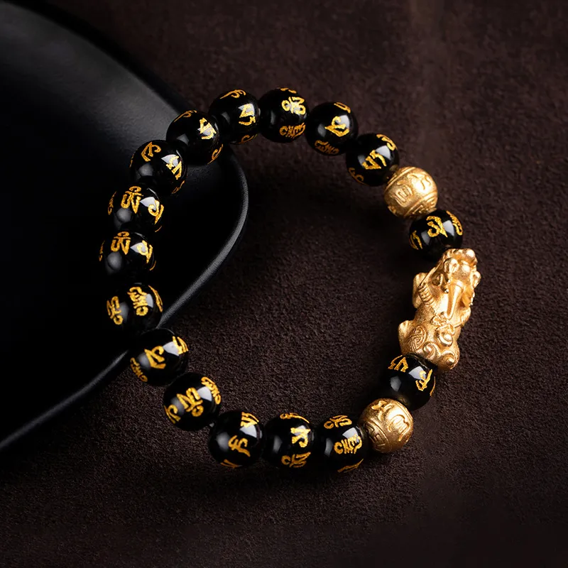 Gramda Obsidian Bracelets Men's-2