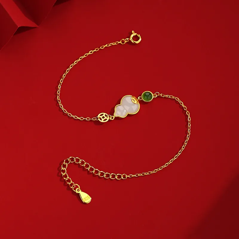 Gramda Bracelets Pale Greenish White Jade Women's-3