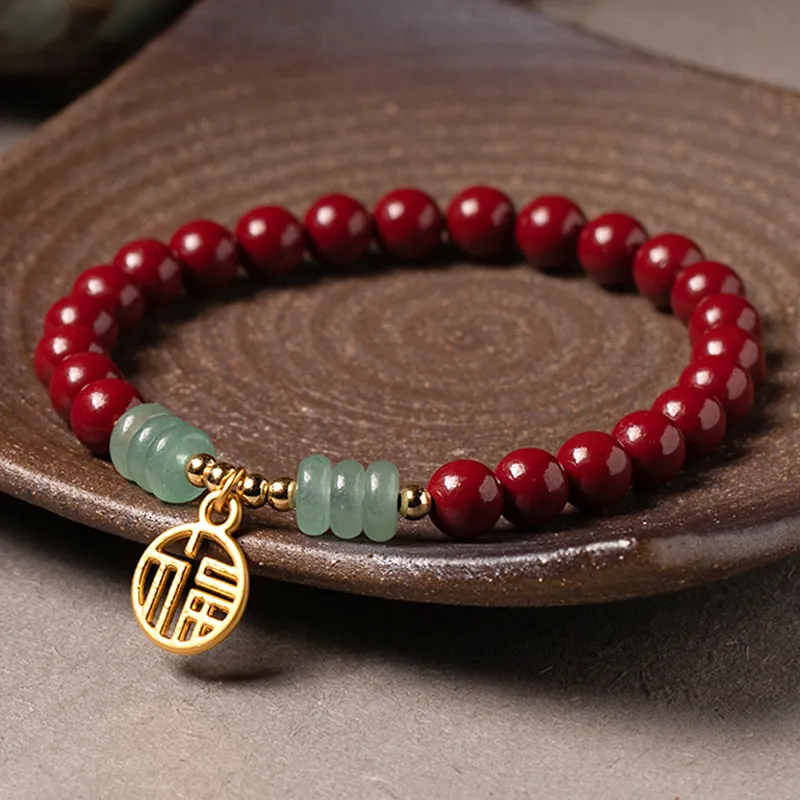 Gramda Reconstructed Cinnabar Bracelets Women's-7