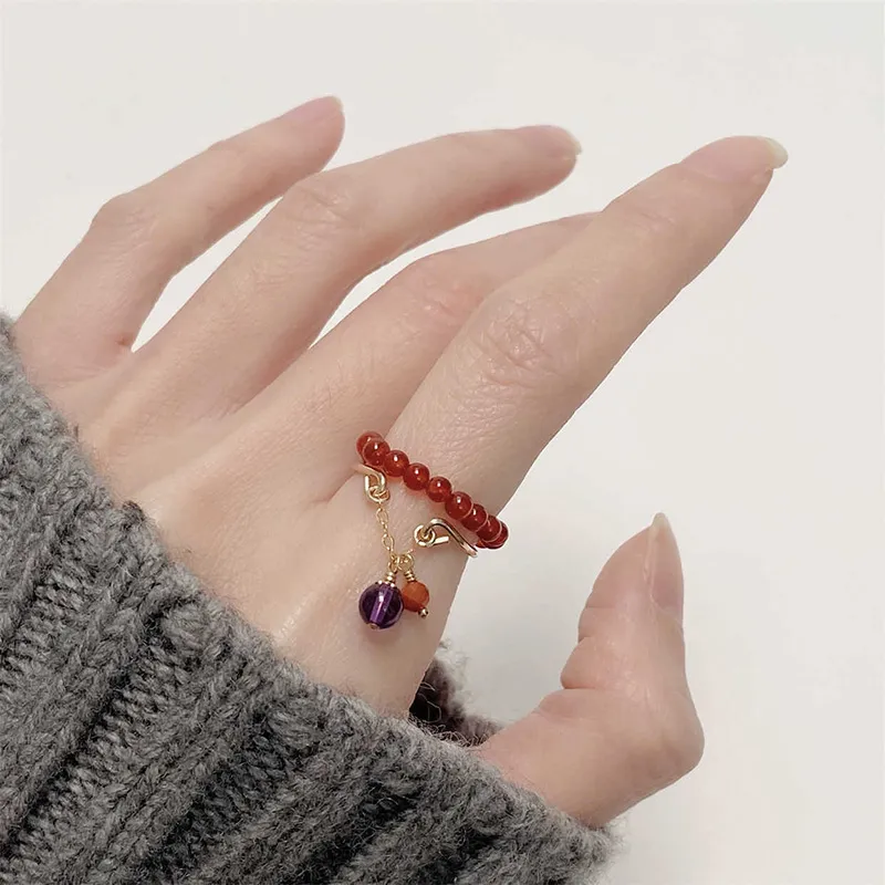 Gramda Jade Rings Women's-3