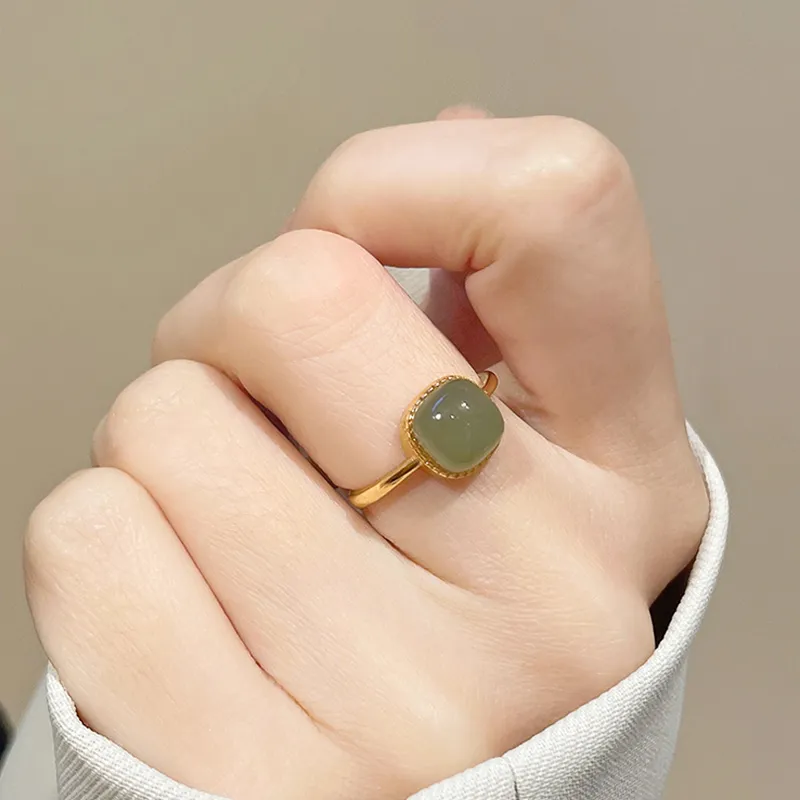 Gramda S925 Silver Rings Women's Jasper-2