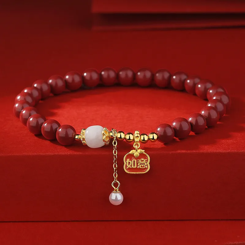 Gramda Reconstructed Cinnabar Bracelets Women's-1
