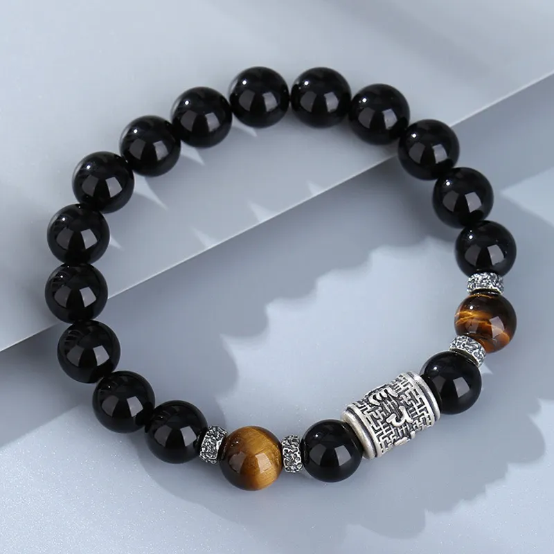 Gramda Obsidian Bracelets Men's-5