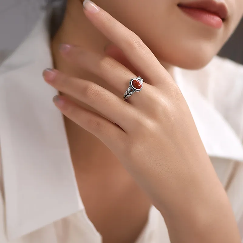 Gramda Jade Rings Women's-2