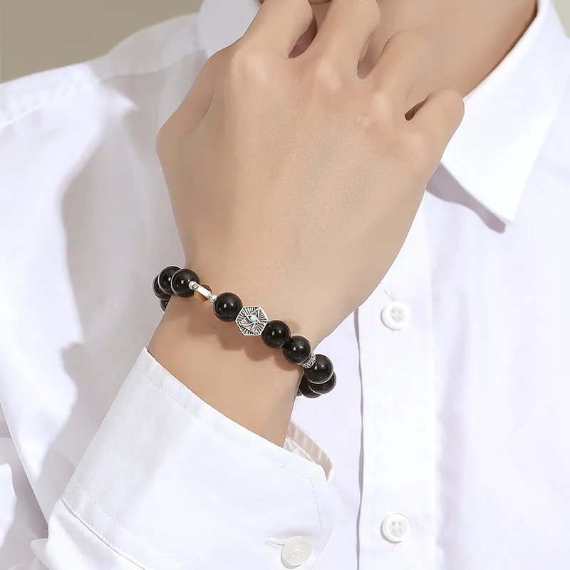 Gramda Obsidian Bracelets Men's-5