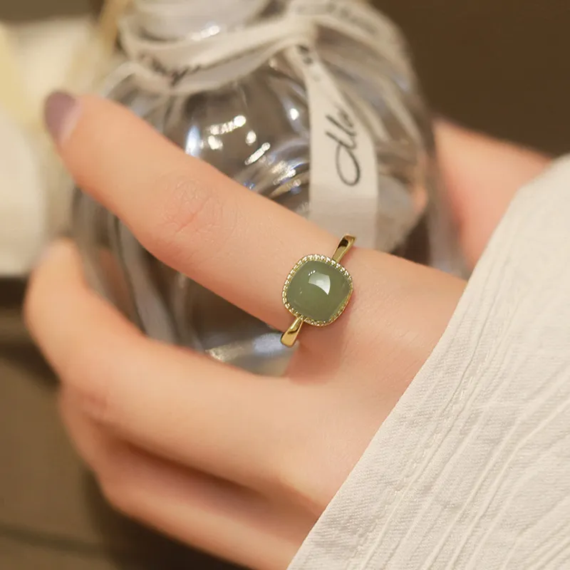Gramda S925 Silver Rings Women's Jasper-3