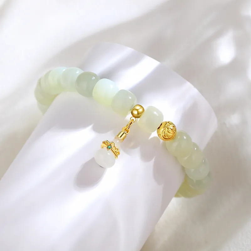 Gramda Hetian Jade Bracelets White Jade Women's-3