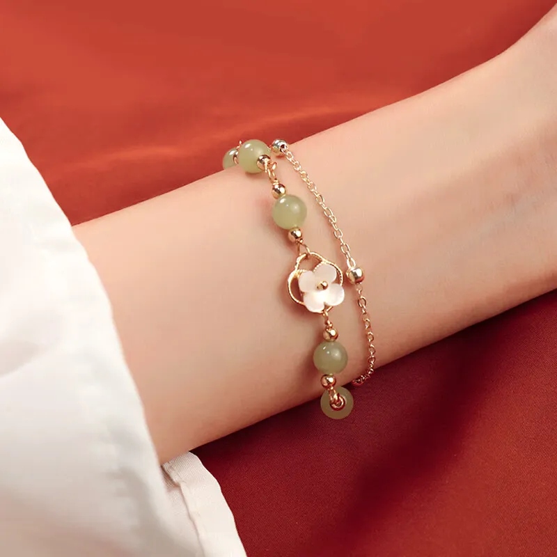 Gramda Bracelets Green Jade Women's-4