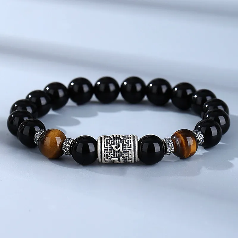 Gramda Obsidian Bracelets Men's-1