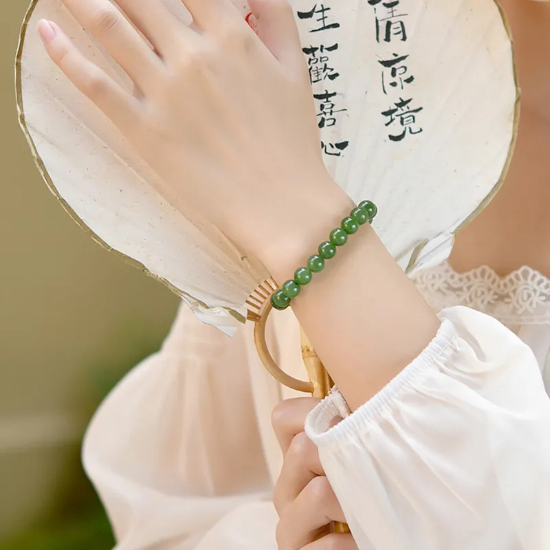 Gramda Hetian Jade Bracelets Jasper Women's-4