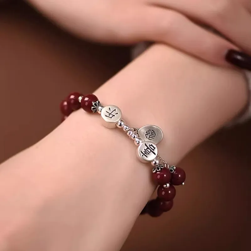 Gramda Cinnabar Jade Bracelets Women's-2