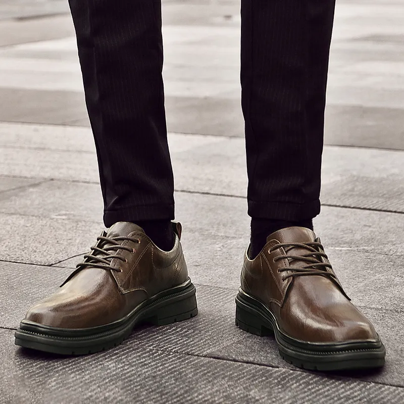 Extravagant Dress Shoes Men's Brown-2