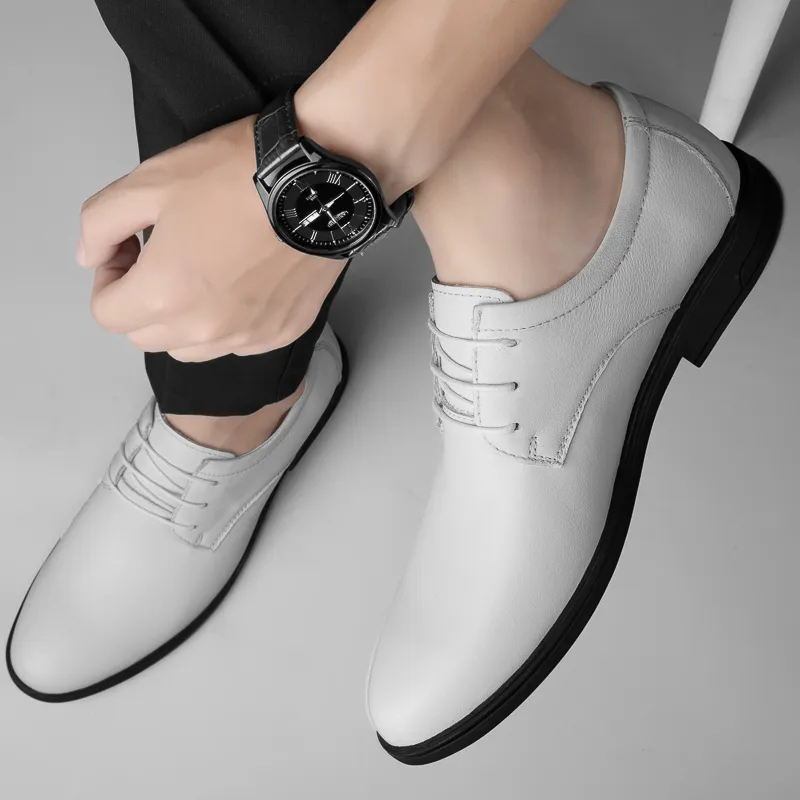 Extravagant Dress Shoes Men's White-1