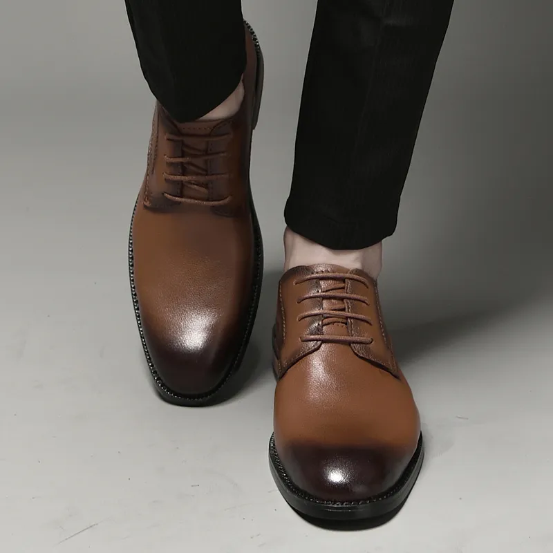 Extravagant Dress Shoes Men's Brown-5