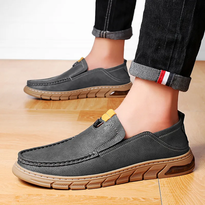 Extravagant Men's Casual Shoes Men Low Top Yellow Brown Gray-8