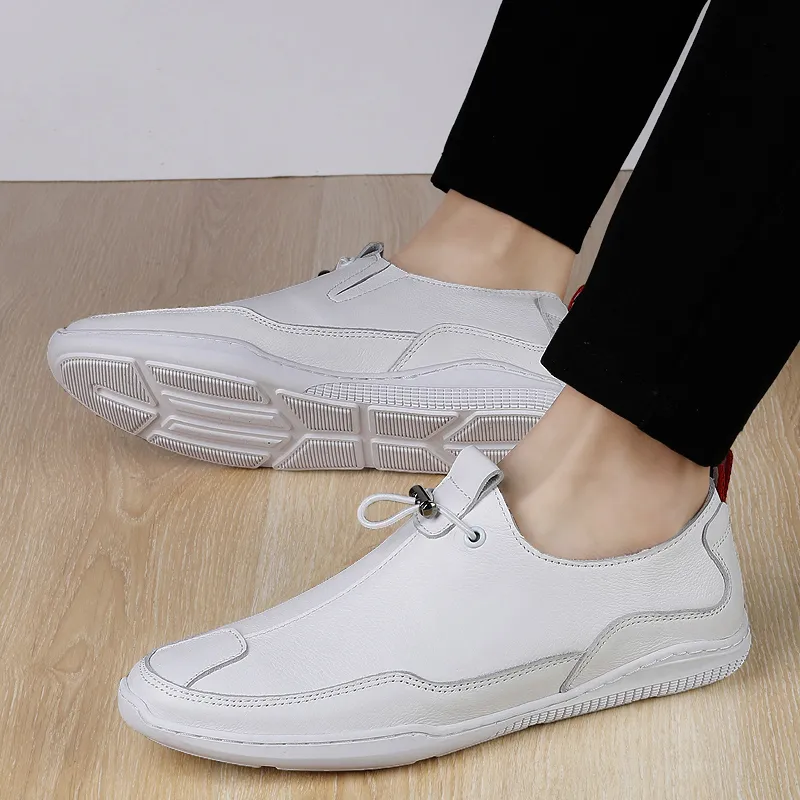 Extravagant Casual Shoes Men White-2
