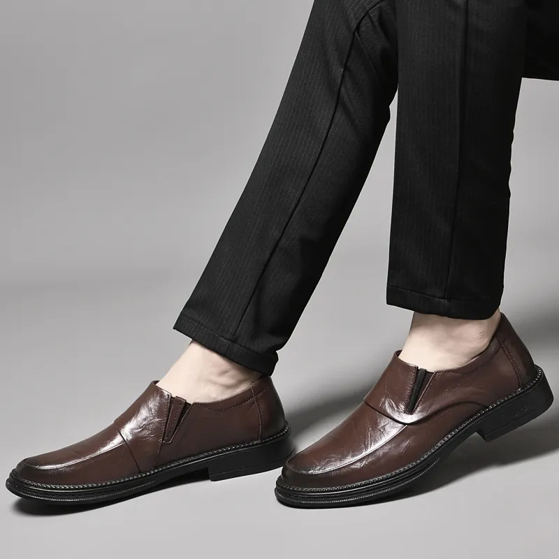 Extravagant Men's Casual Shoes Men Low Top Black Brown-11