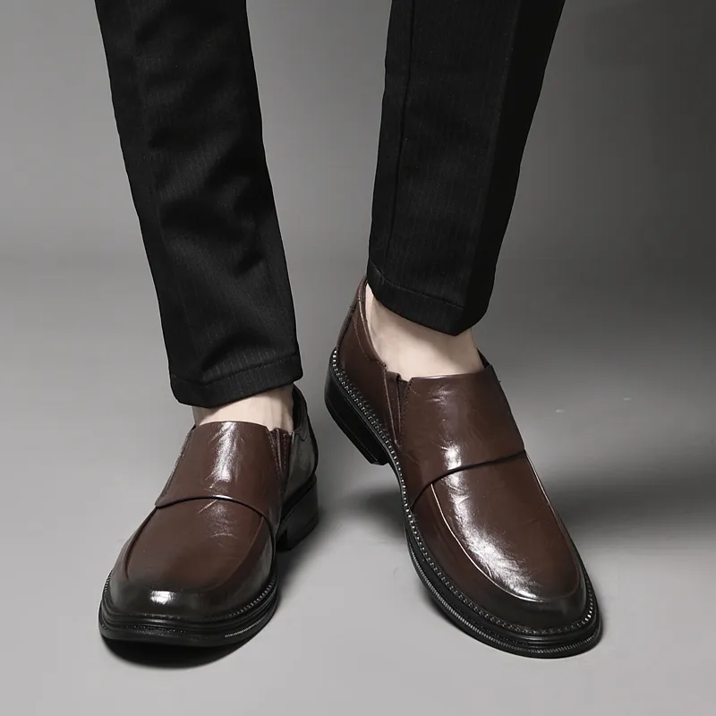 Extravagant Men's Casual Shoes Men Low Top Black Brown-8
