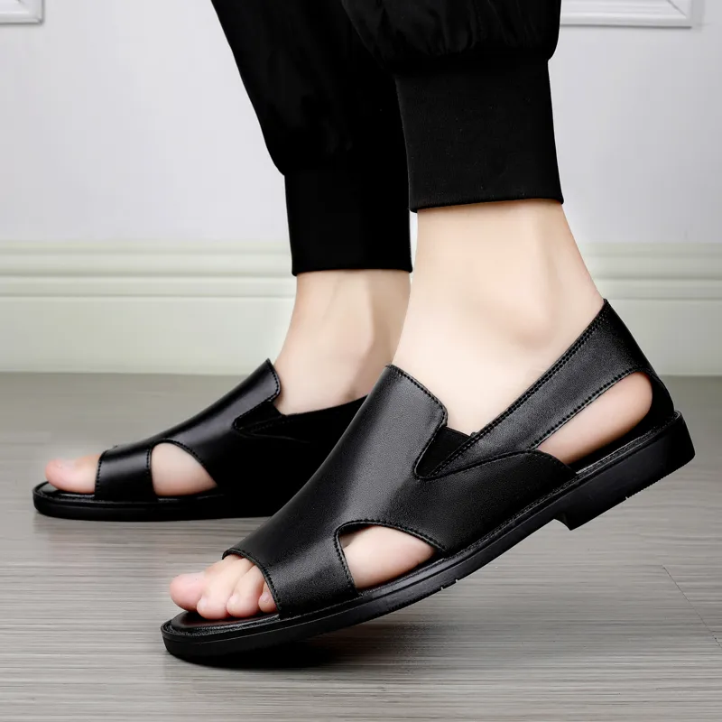 Extravagant Beach Sandals Men's Black-4